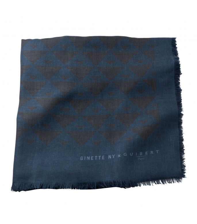 Guibert Paris - Quarter marker blue and black scarf