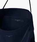 Saddle Bag Pony saphir, taurillon Pessoa