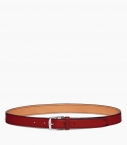 Stirrup buckle belt 30 mm taurillon, red