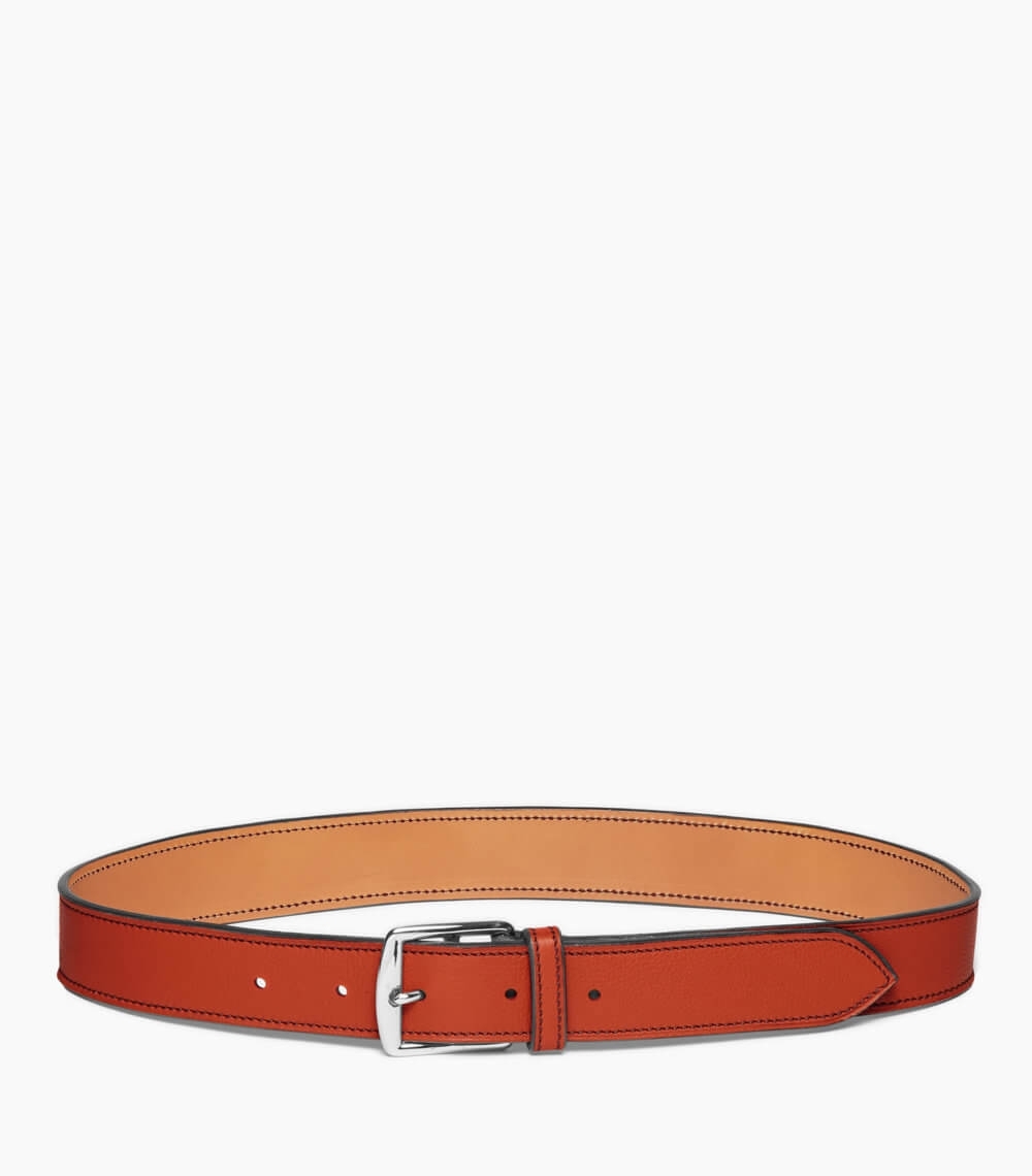 Guibert Paris - Stirrup buckle belt 35mm in Taurillon leather