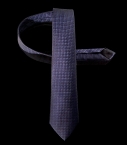 Cravate 100% soie Quarter marker Guibert  tissée jacquard