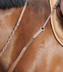 Guibert Paris - Collier de Chasse Atherstone martingale cuir vue épaule