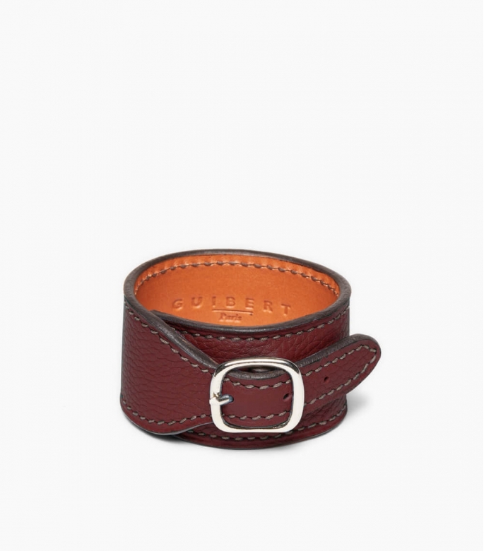Taurillon Leather Bracelet, pauillac
