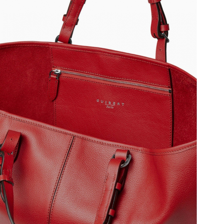 Groomin bag in dragée taurillon leather - Guibert Paris