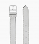 Stirrup buckle belt 30 mm taurillon, dove