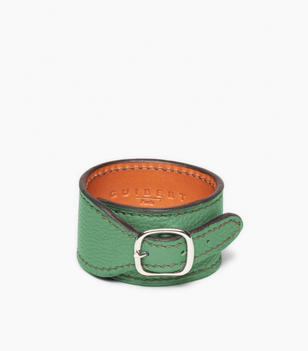 Taurillon Leather Bracelet, celadon