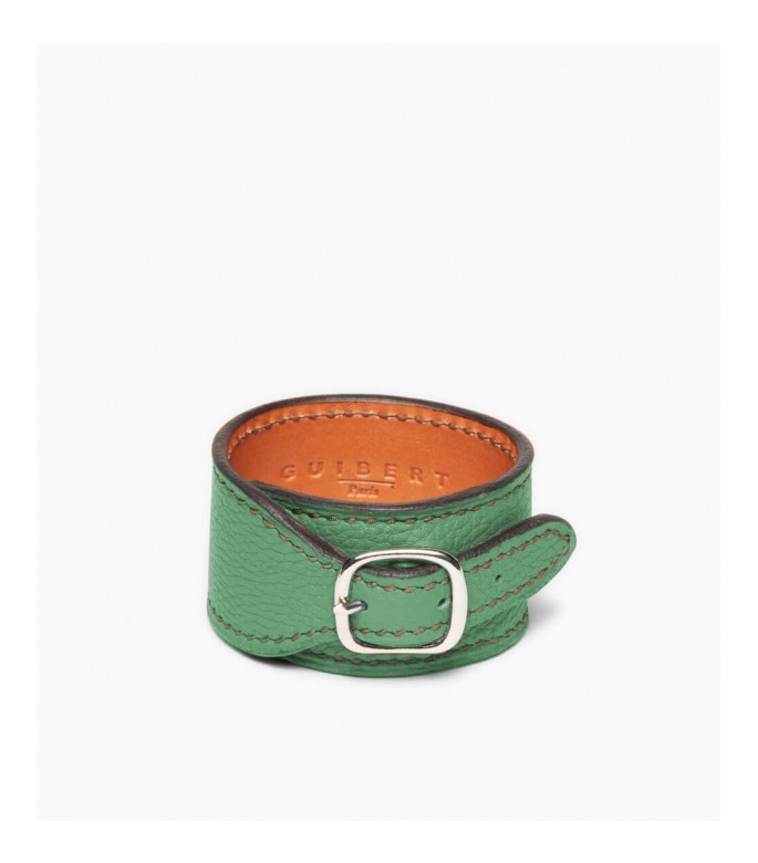 Taurillon Leather Bracelet, celadon
