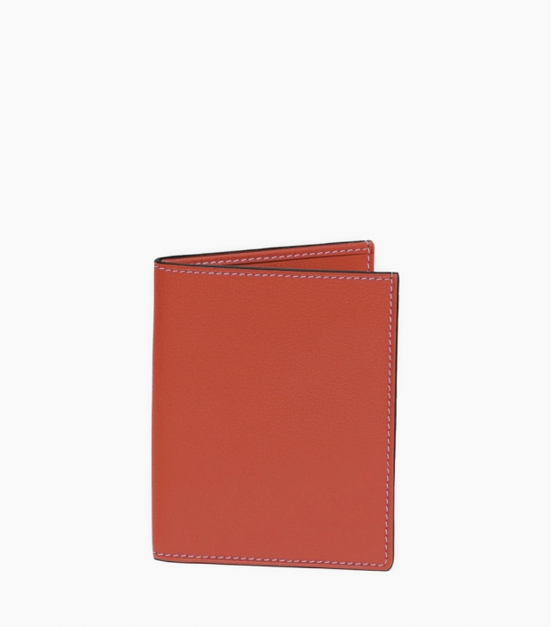 12 Cards european wallet Taurillon leather, dove