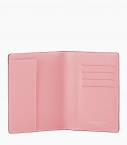 Porte-passeport taurillon Pessoa, rose